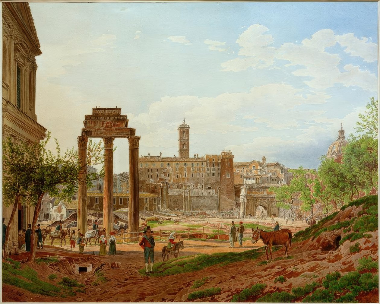 Rom / Roma (Lacjum, Włochy), autorstwa Jakob Alt