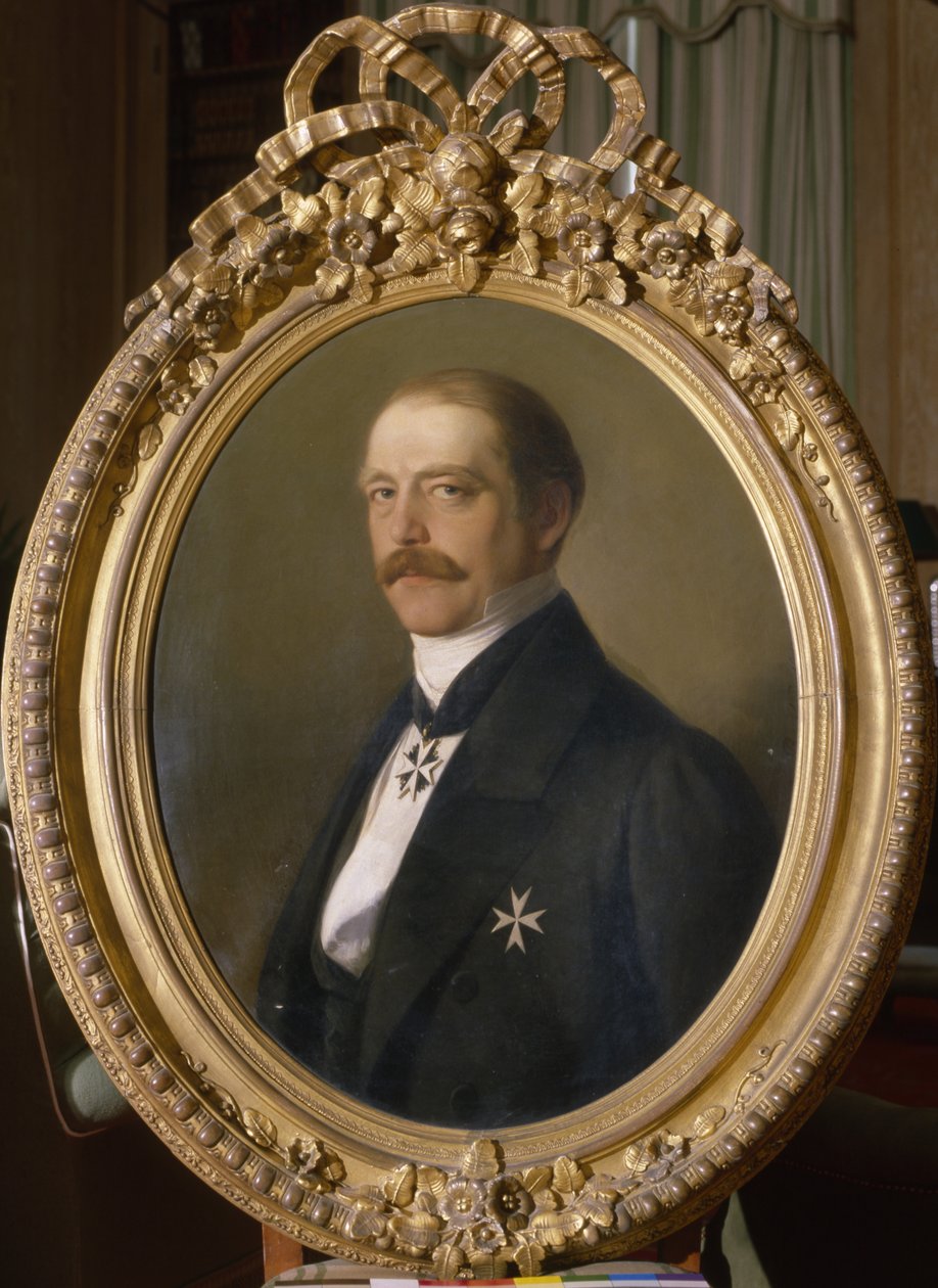 Otto von Bismarck jako wysłannik Prus na sejm Konfederacji Niemieckiej we Frankfurcie, 1855 r. autorstwa Jakob Becker