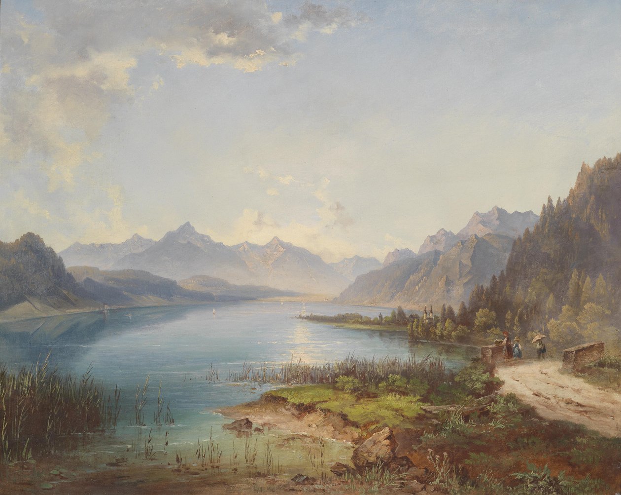Partie am Millstätter See autorstwa Jakob Canciani