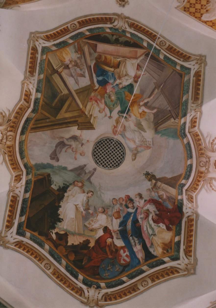 Klosterkirche Ursberg, Fresko autorstwa Jakob Fröschle