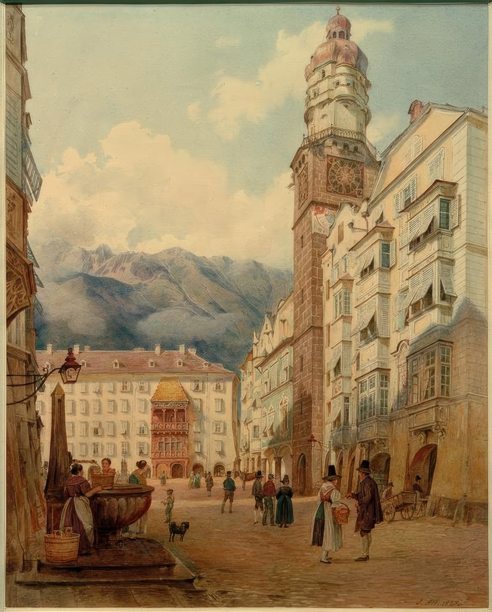 Innsbruck (Tyrol, Austria), autorstwa Jakob Alt