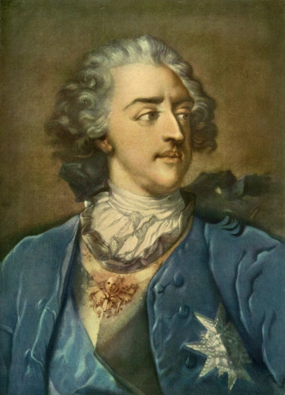 Ludwik XV z Francji autorstwa Jakob Christoph Le Blon