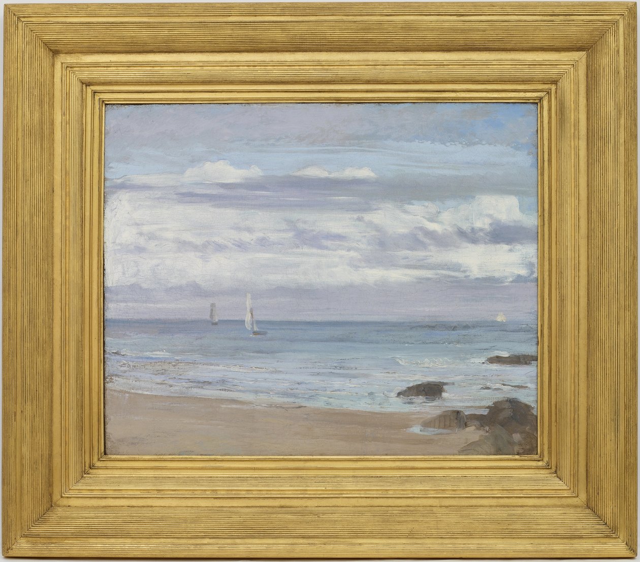 Błękit i srebro: Trouville, ok. 1865 r. autorstwa James Abbott McNeill Whistler