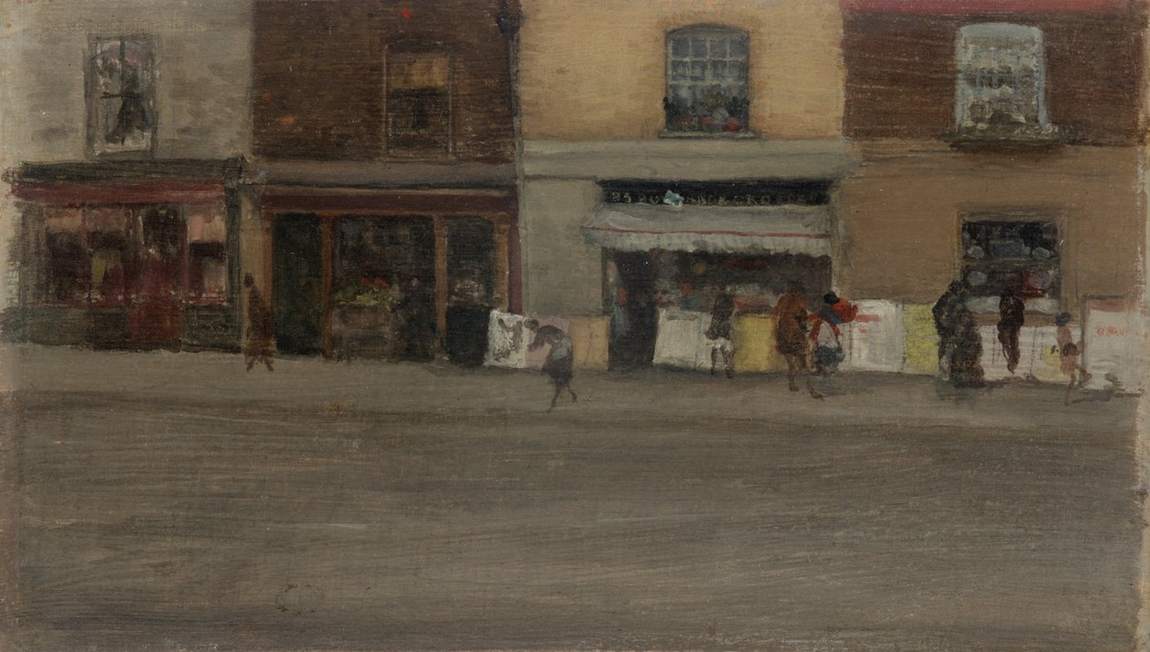 Sklepy Chelsea autorstwa James Abbott McNeill Whistler