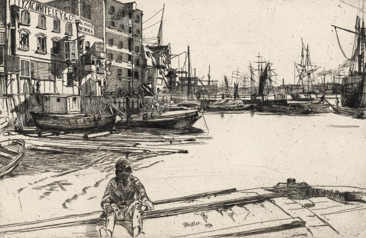 Nabrzeże Orła autorstwa James Abbott McNeill Whistler