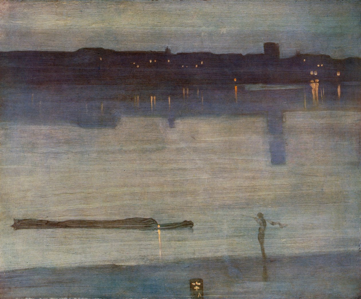 Nokturn w błękicie i zieleni autorstwa James Abbott McNeill Whistler