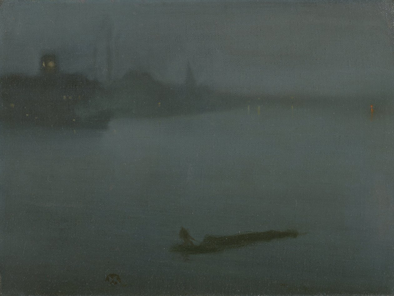 Nokturn w błękicie i srebrze autorstwa James Abbott McNeill Whistler