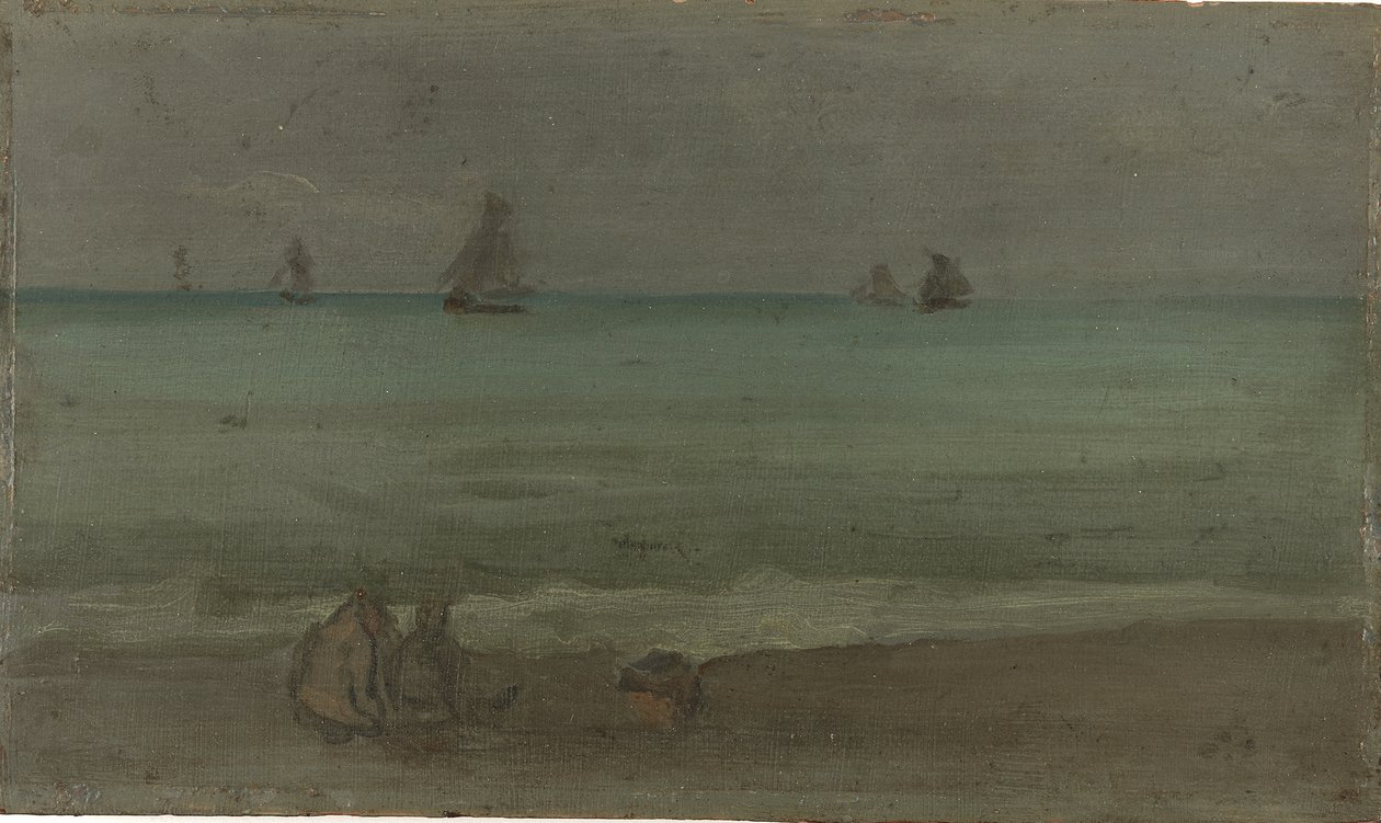 Morze Letnie, lata 80. XIX wieku (olej na desce) autorstwa James Abbott McNeill Whistler