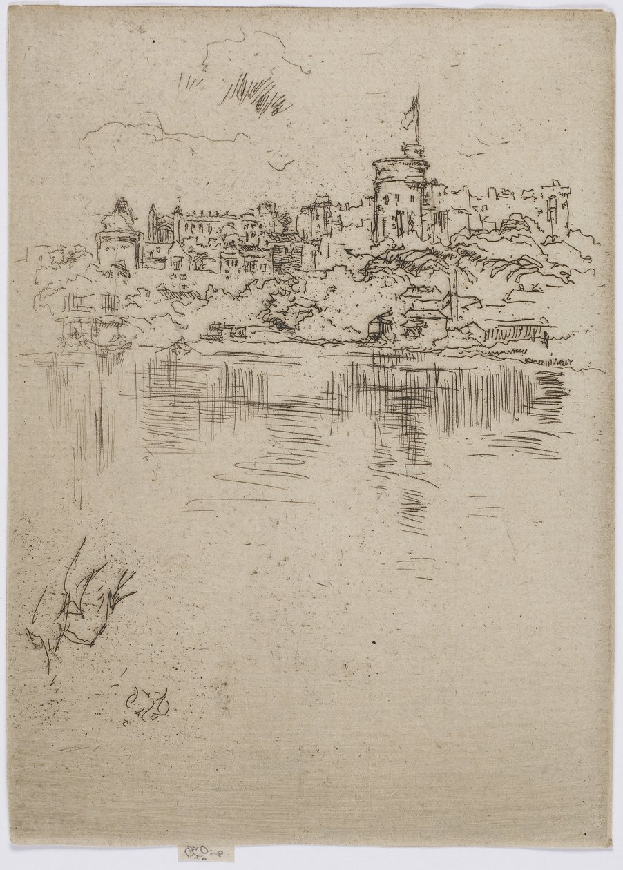 Windsor, nr 2, 1887 (akwaforta na papierze) autorstwa James Abbott McNeill Whistler