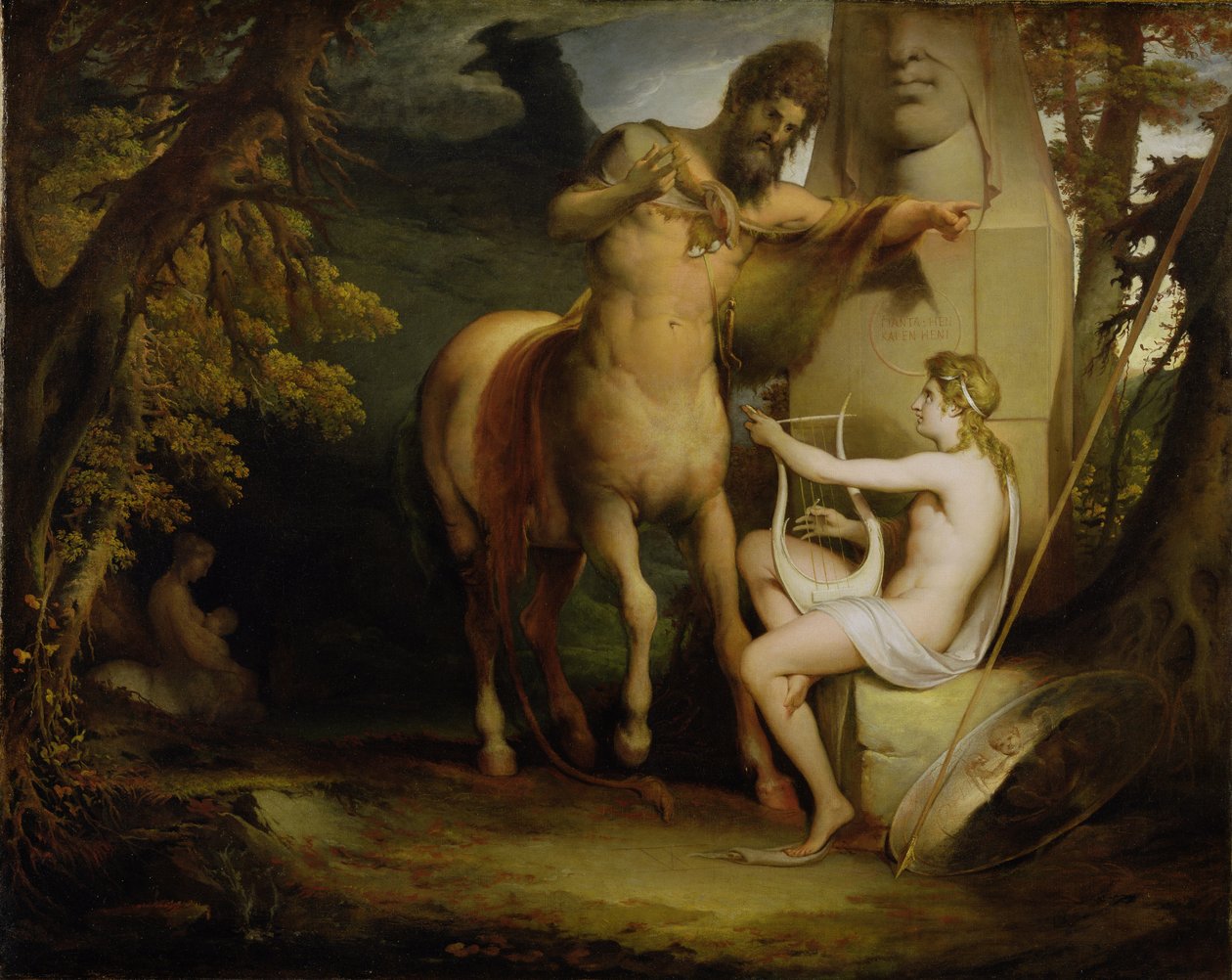 د اچیلز تعلیم، c.1772 پولی autorstwa James Barry