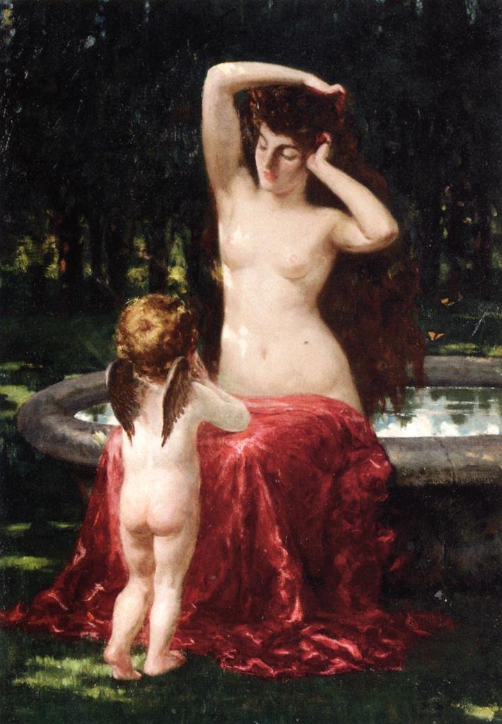 Sylvan toaleta autorstwa James Carroll Beckwith