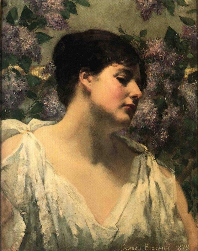 Pod bzami autorstwa James Carroll Beckwith