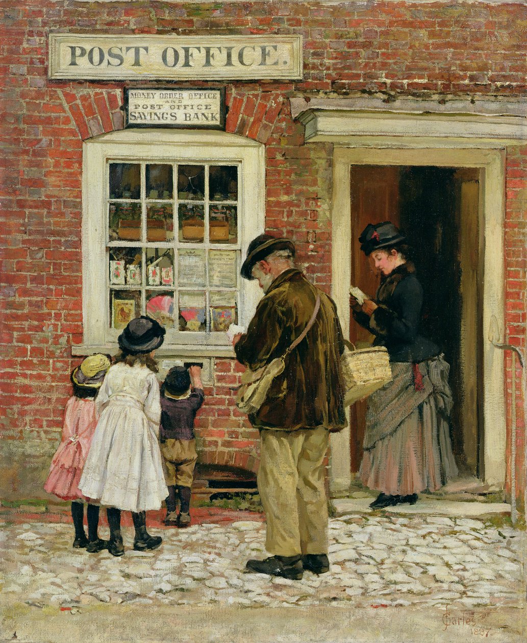Sklep wiejski, 1887 r. autorstwa James Charles