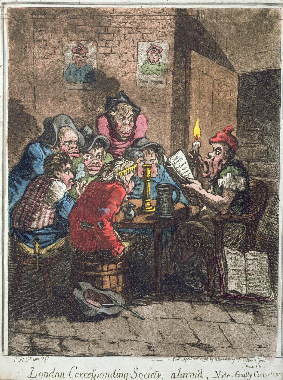 London Corresponding Society, alarm