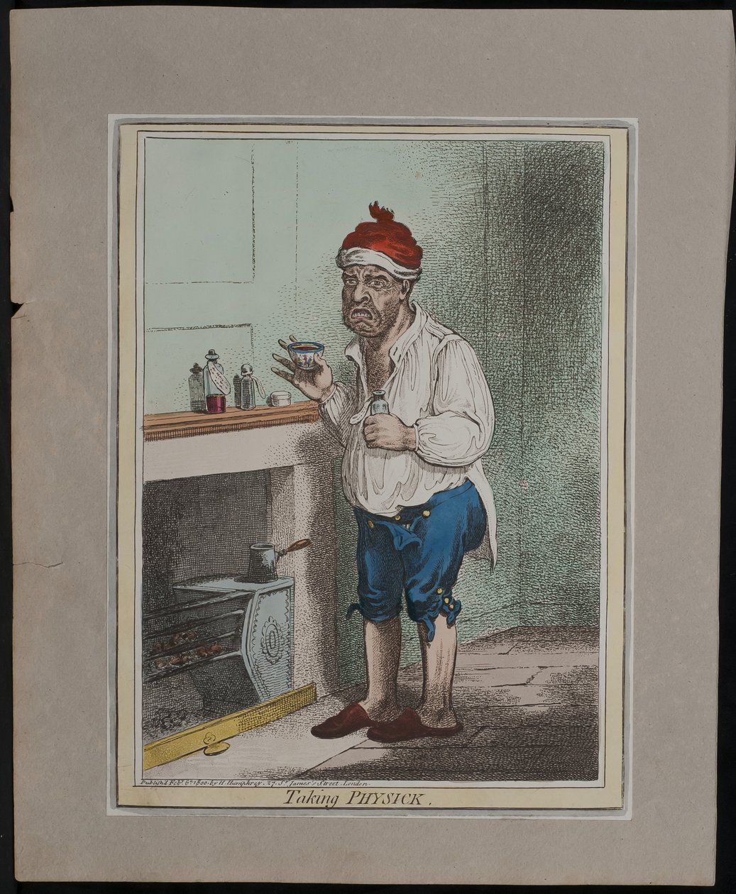 Biorąc Physicka, 1800 autorstwa James Gillray