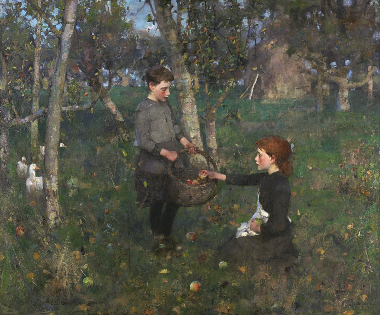 W sadzie autorstwa James Guthrie