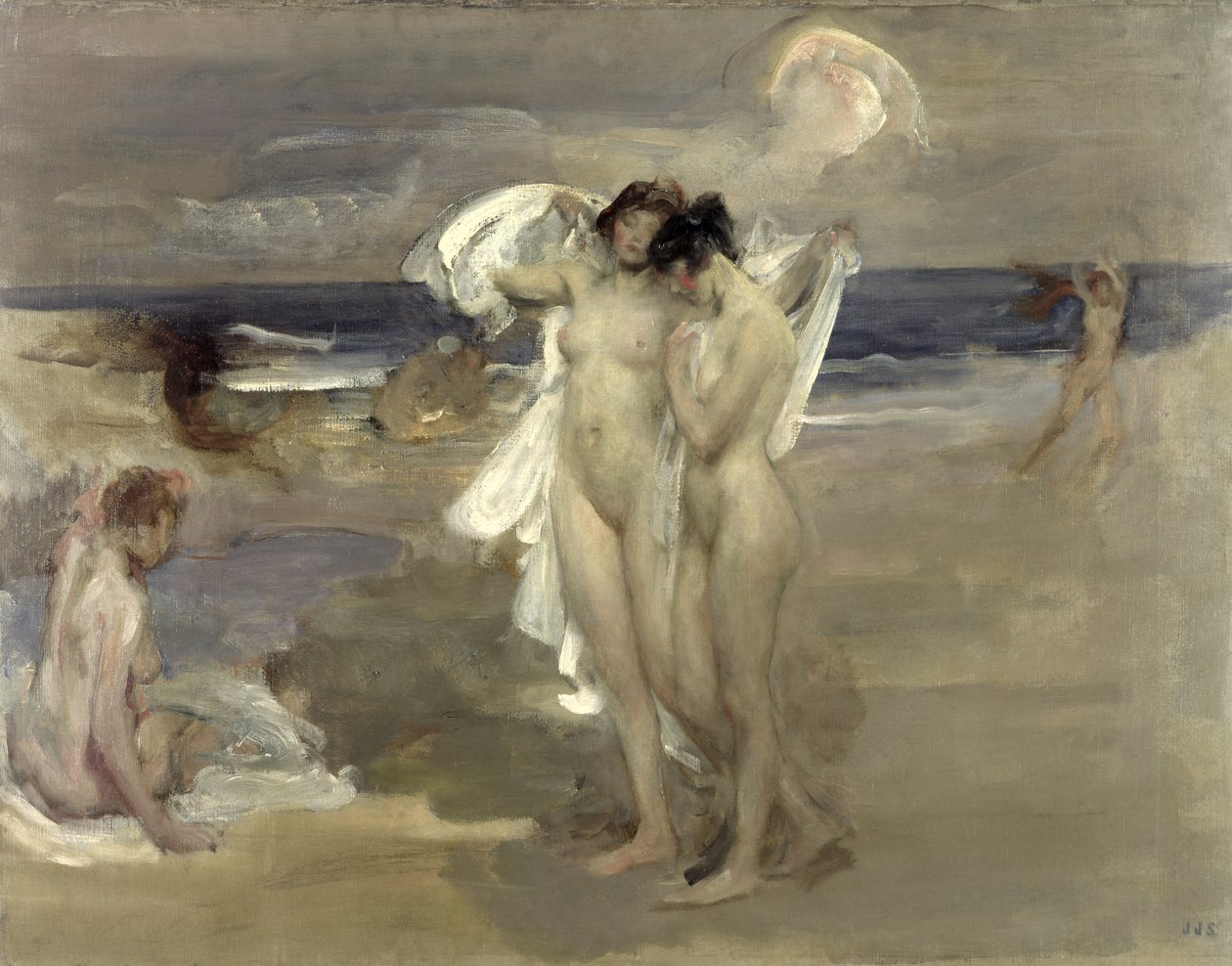 Kąpiący się autorstwa James Jebusa Shannon