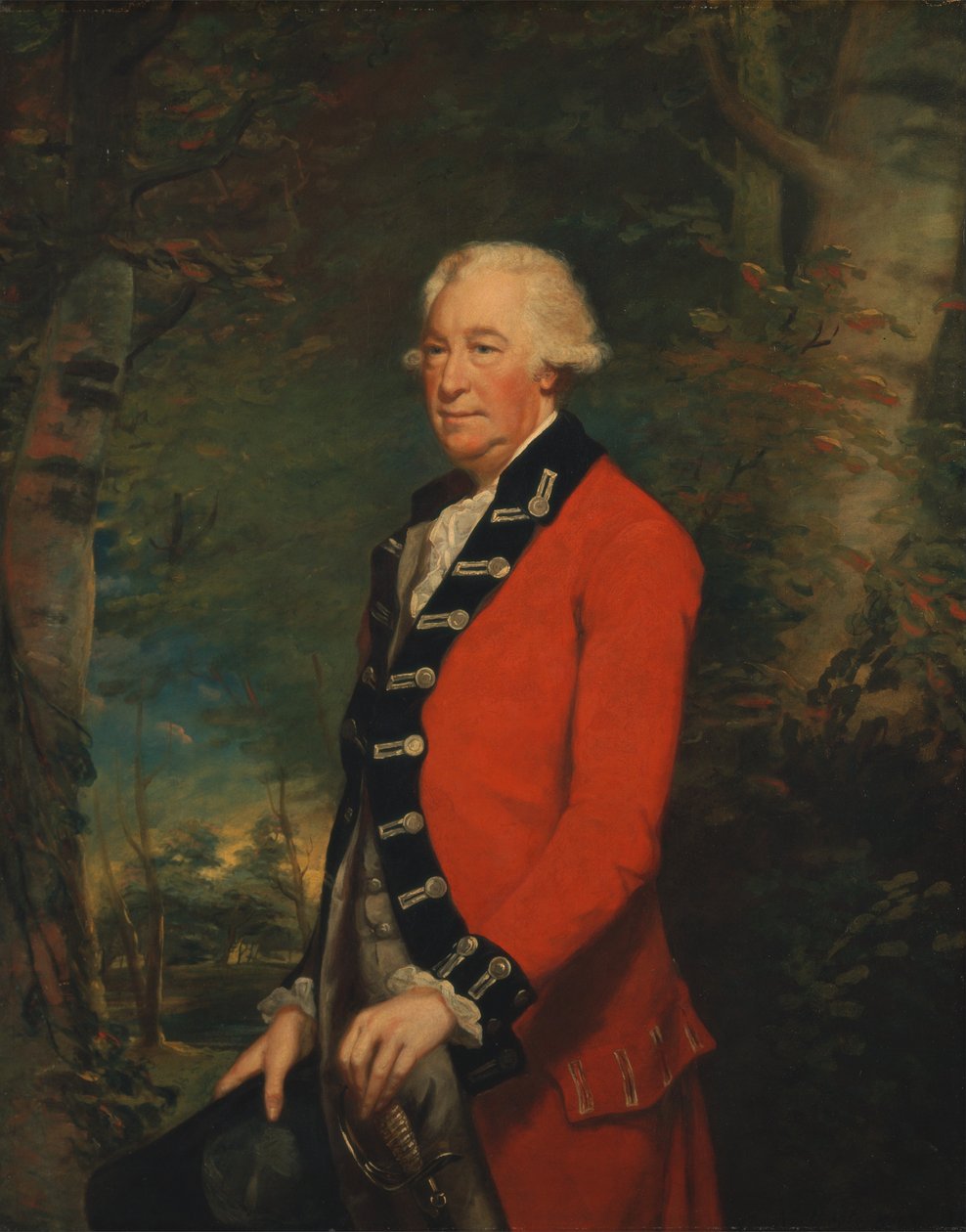 Sir Ralph Milbanke, Bt., w mundurze milicji Yorkshire (North Riding) autorstwa James Northcote