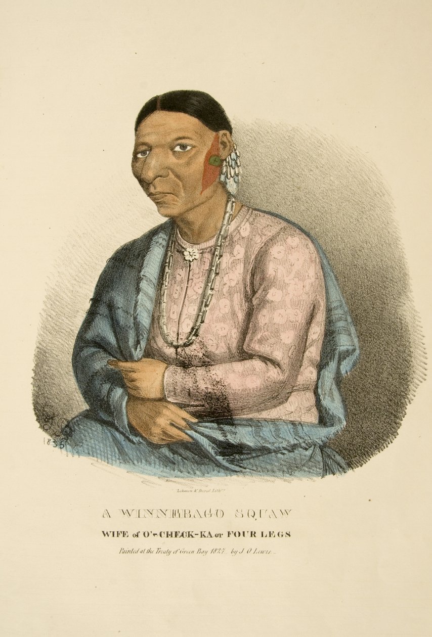 A Winnebago Squaw autorstwa James Otto Lewis
