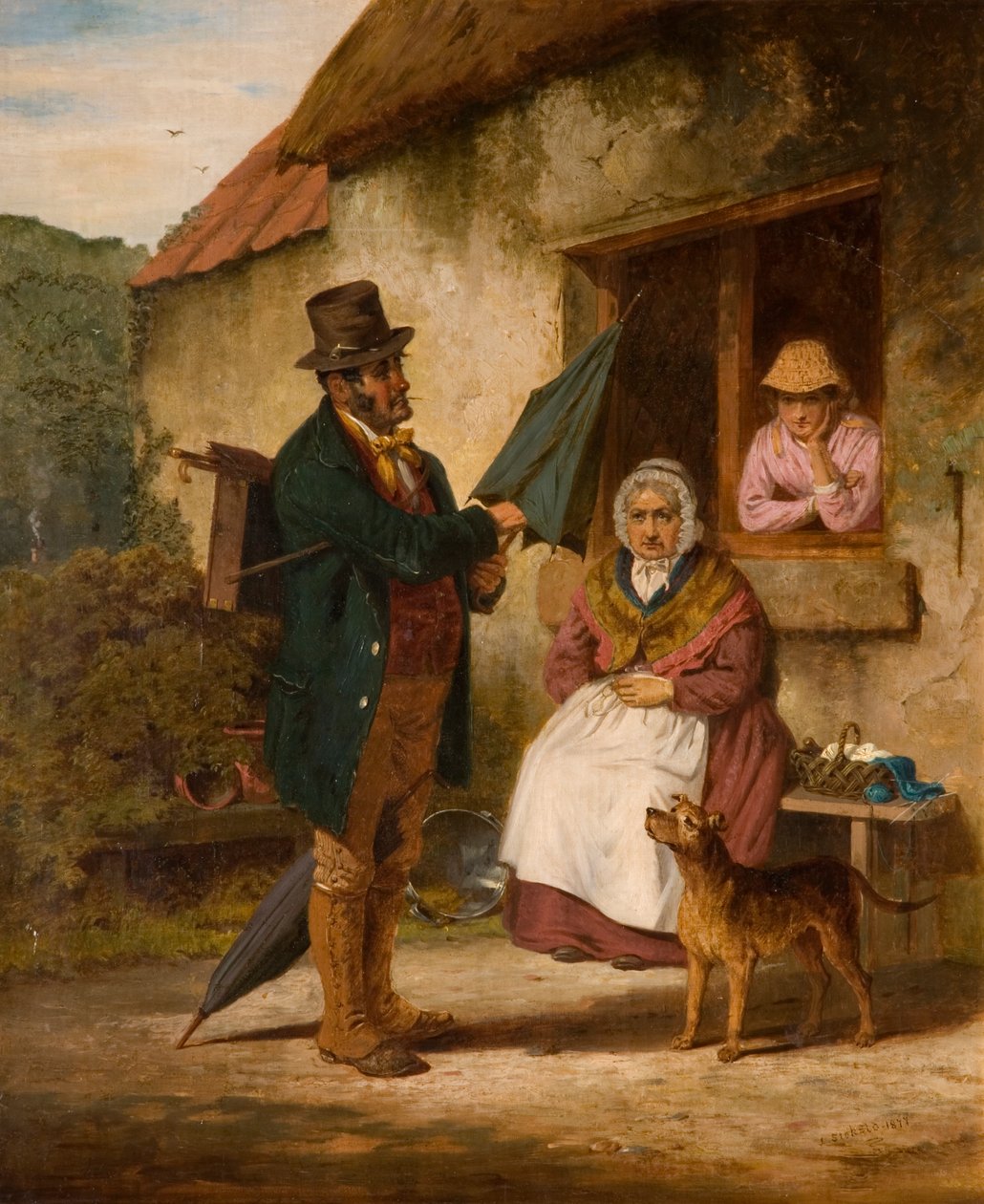 Podanie szacunku, 1877 autorstwa James Stokeld