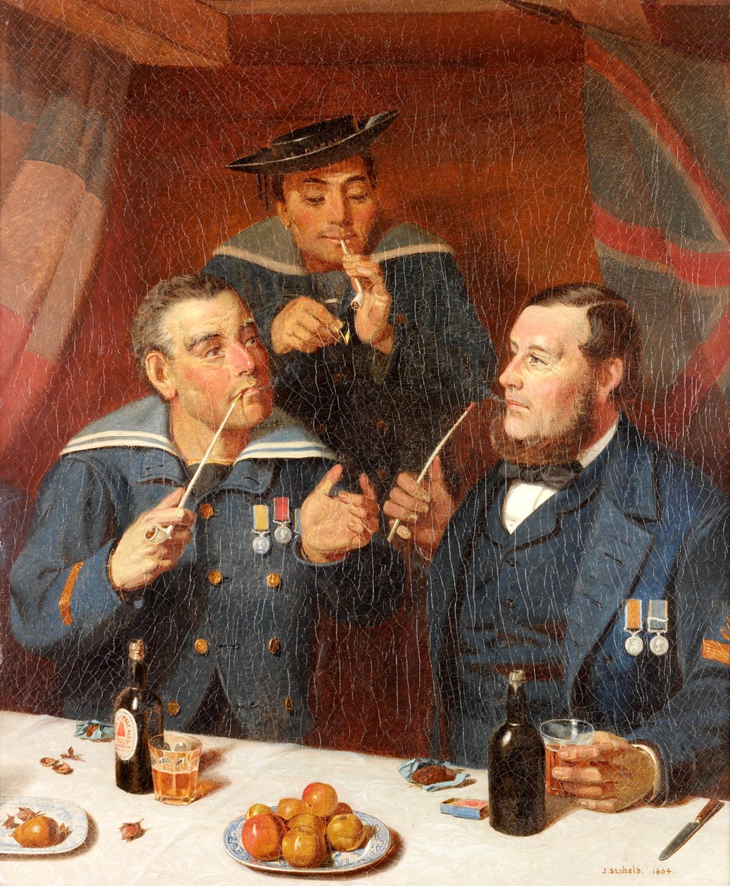 Fajka Pokoju, 1864 autorstwa James Stokeld