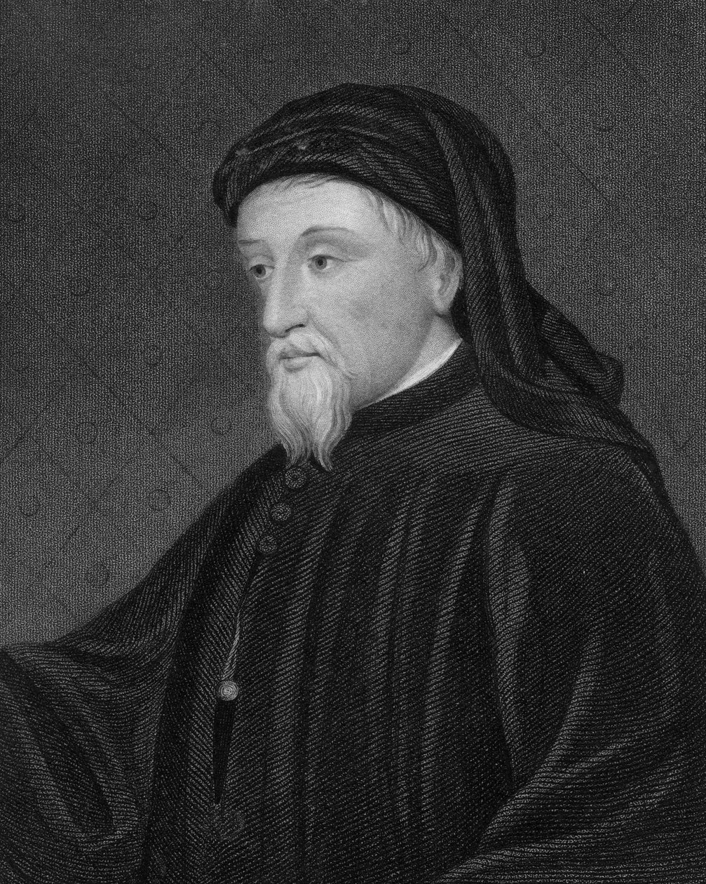 Geoffrey Chaucer, ok.1833 autorstwa James Thomson