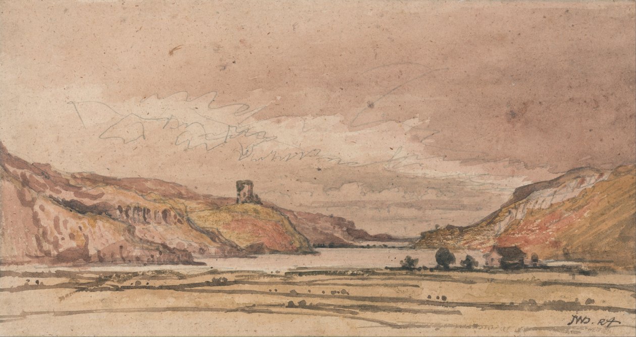 Zamek Dolbadarn autorstwa James Ward