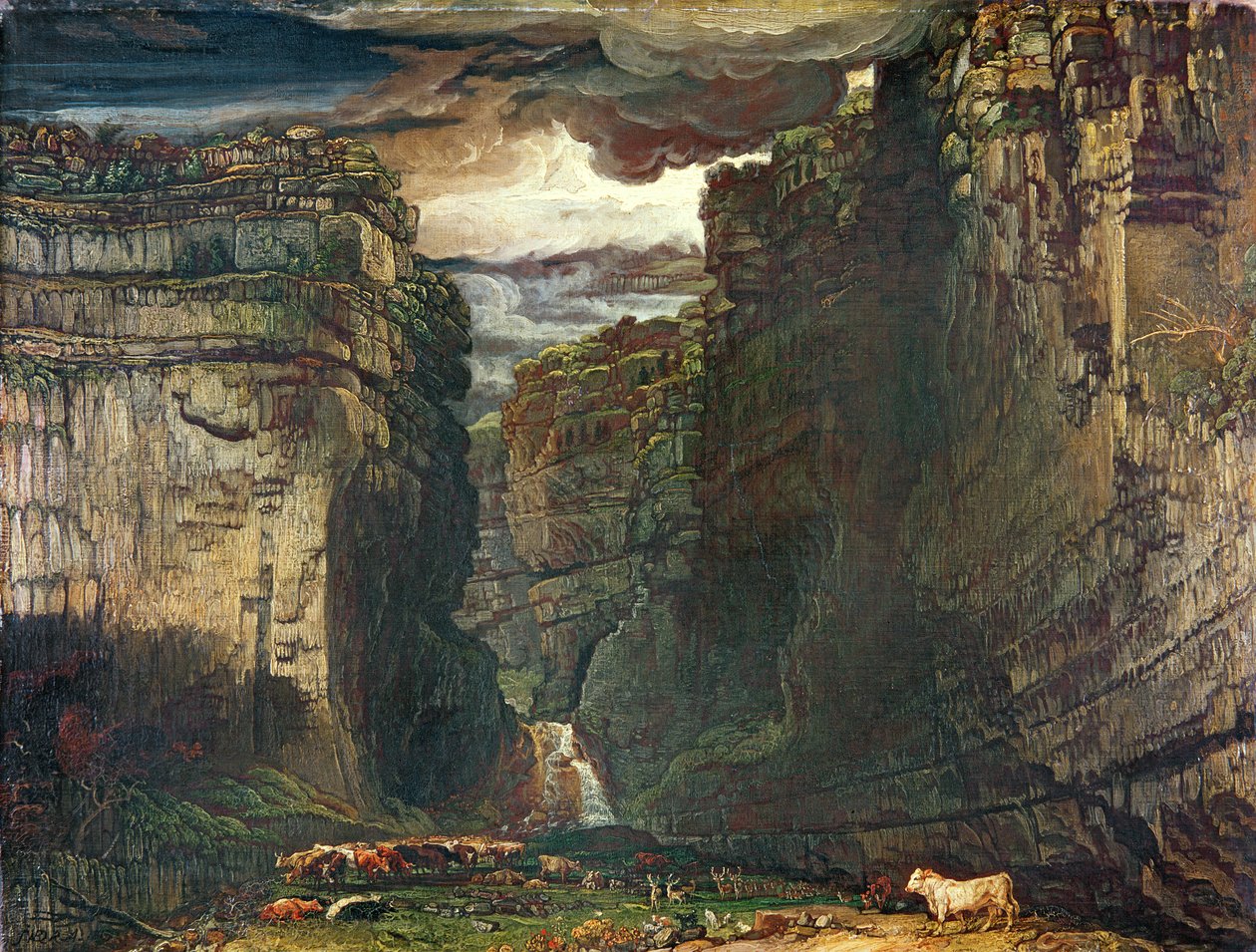 Blizna Gordale, 1813 r. autorstwa James Ward