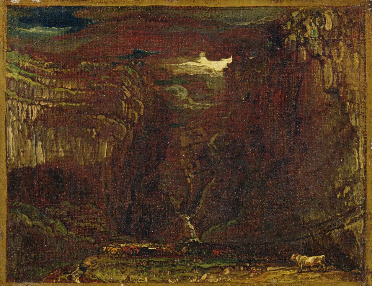 Szkic do „Gordale Scar”, c.1812 (zob. 6366) autorstwa James Ward