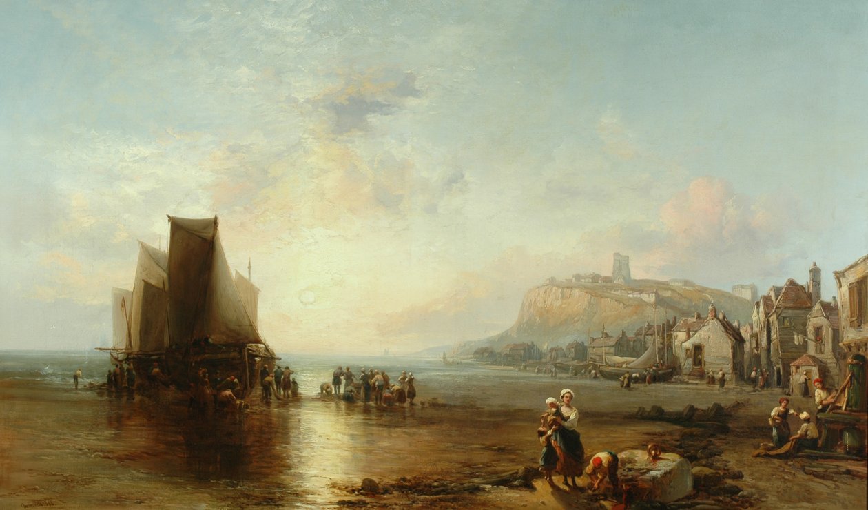 Old Folkestone, 1866 r. autorstwa James Webb