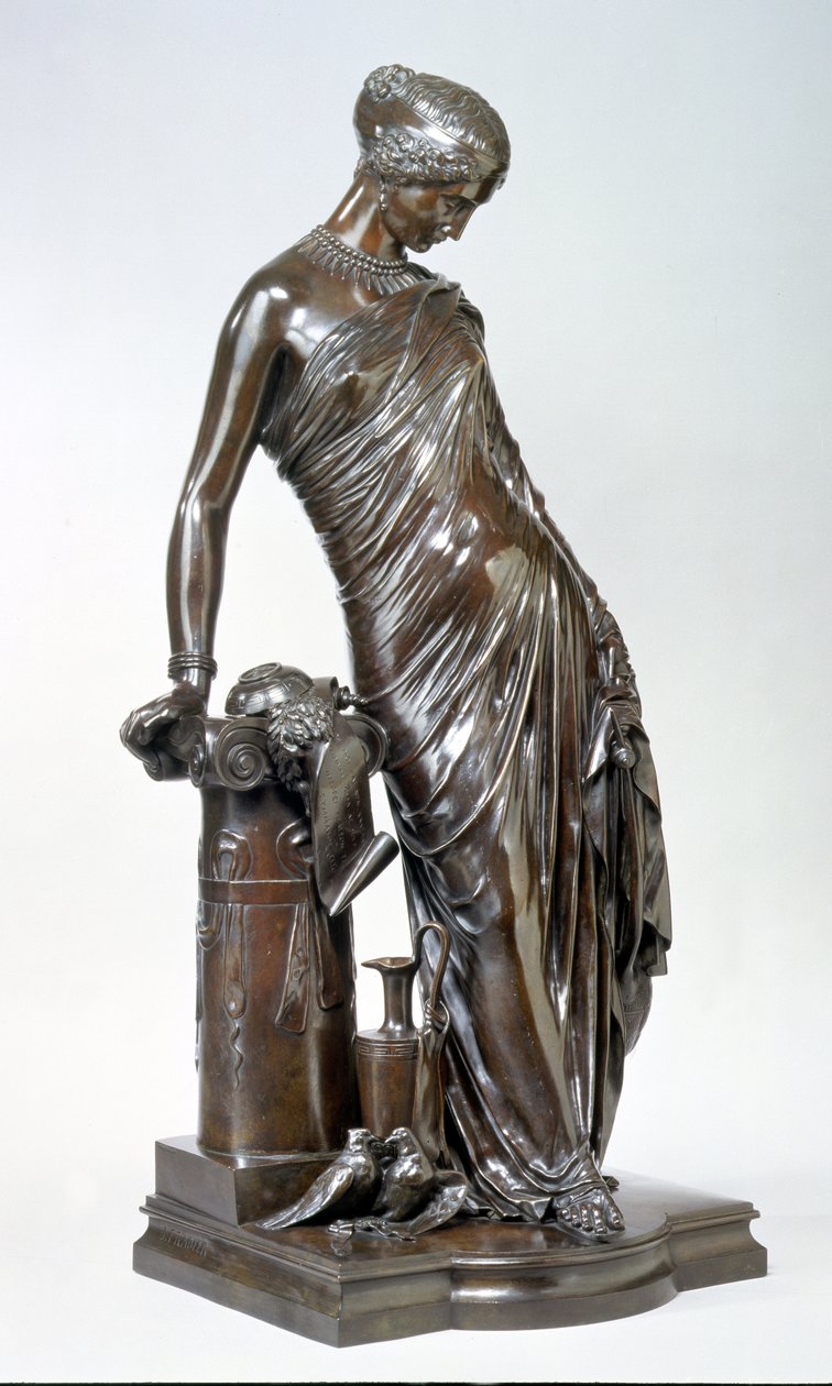 Stojąca Safona autorstwa James Pradier