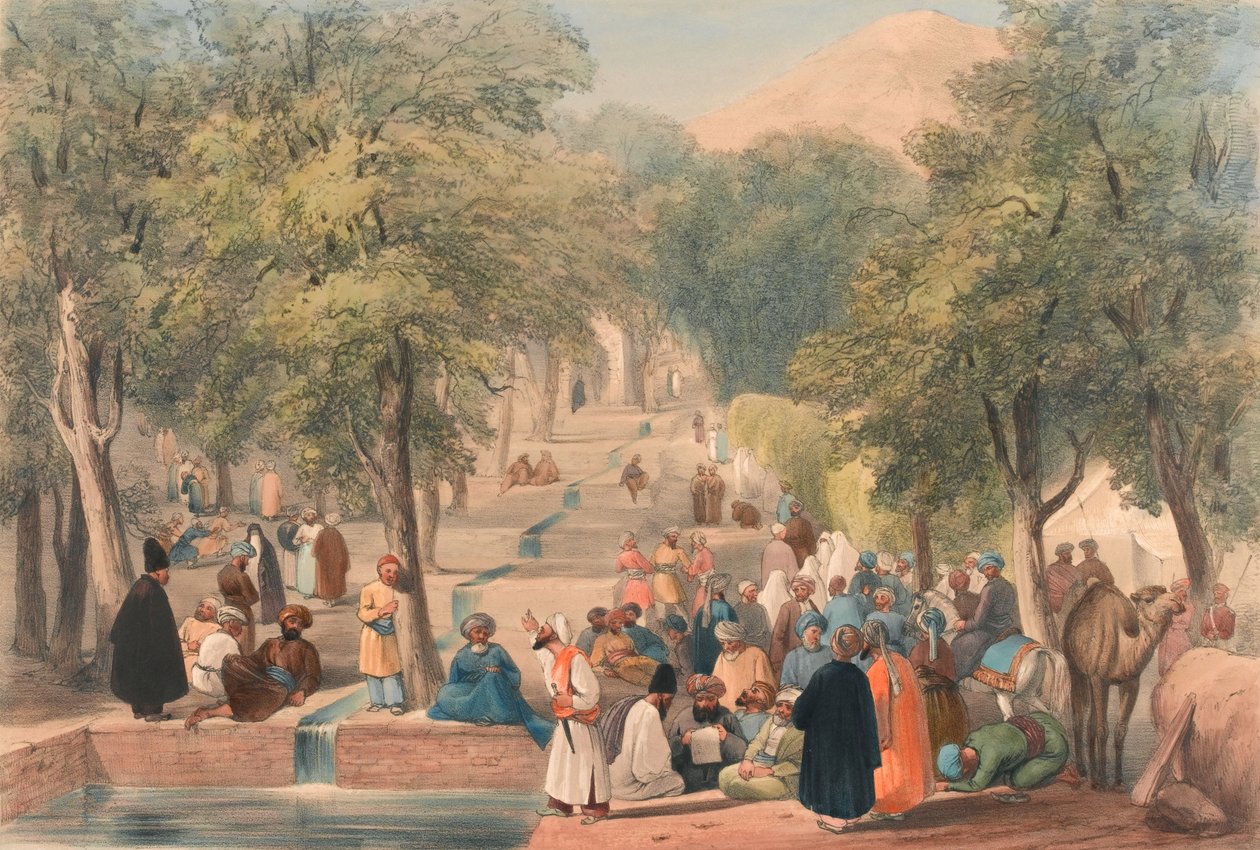 Alea przy grobowcu Babera autorstwa James (after) Atkinson