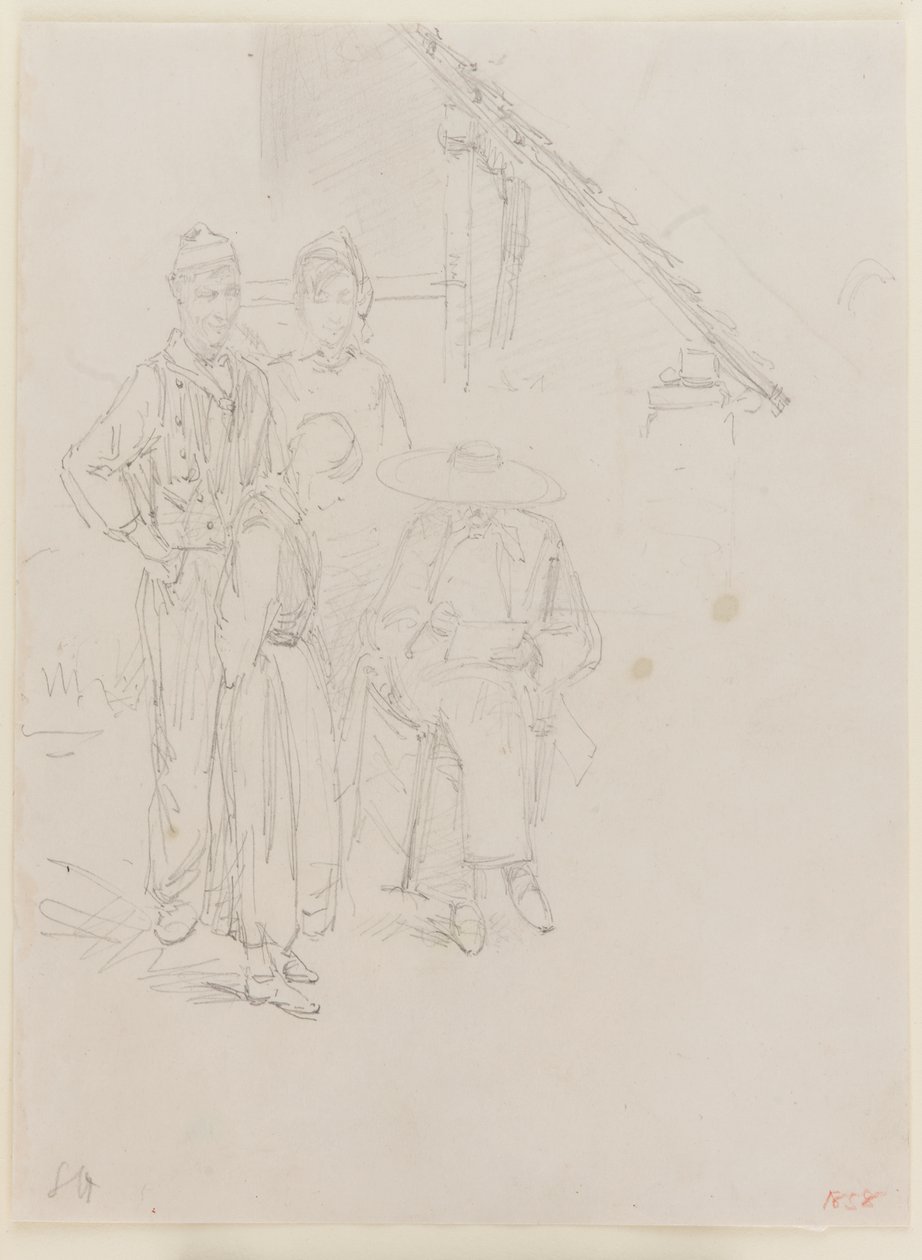 Artysta szkicowania, 1858. autorstwa James Abbott McNeill Whistler