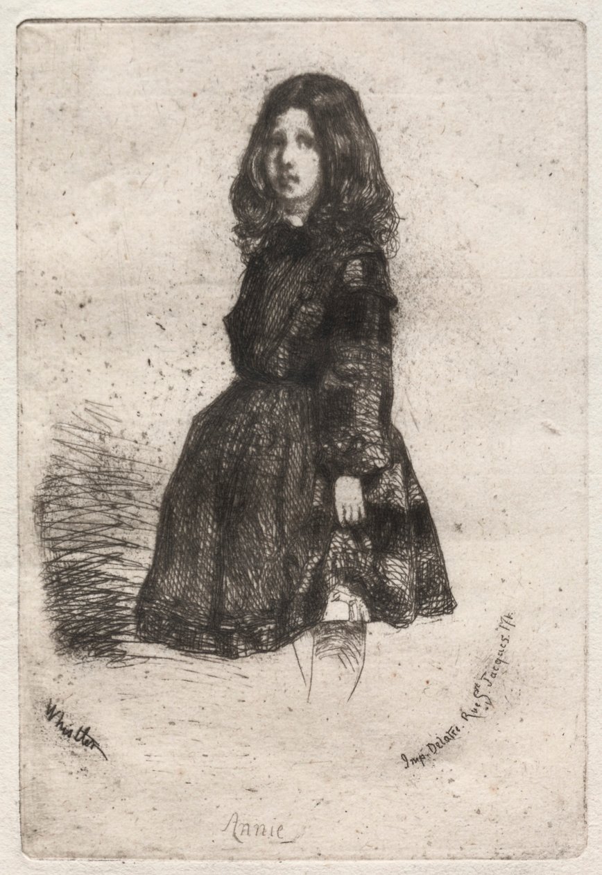 Annie. autorstwa James Abbott McNeill Whistler