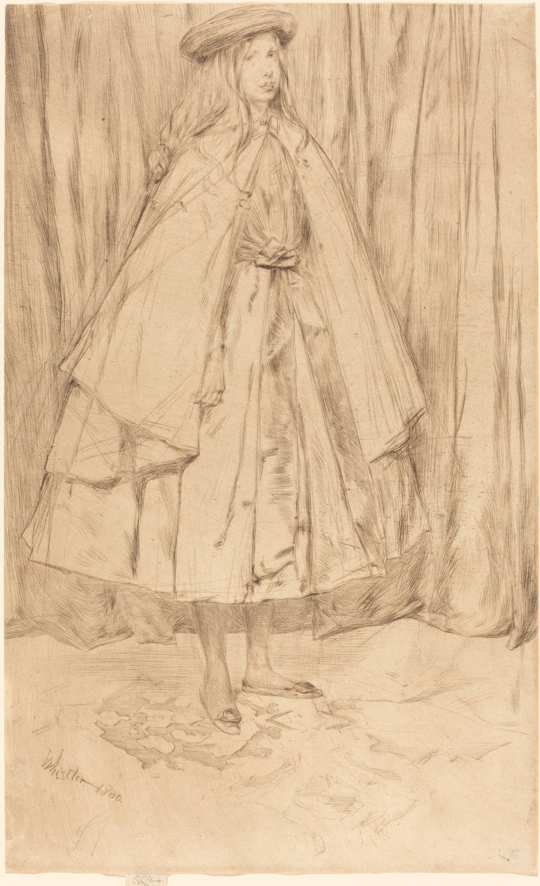 Annie Haden, 1860. autorstwa James Abbott McNeill Whistler