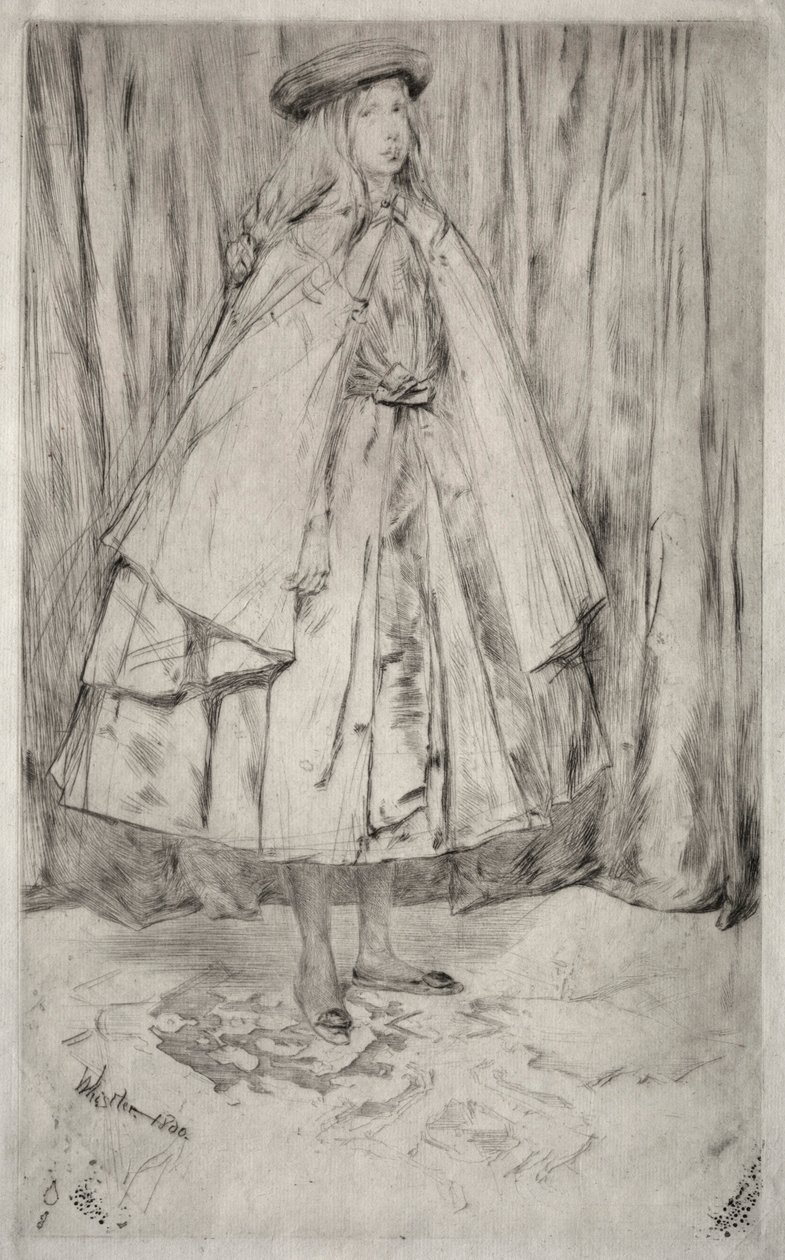 Annie Haden, 1860. autorstwa James Abbott McNeill Whistler