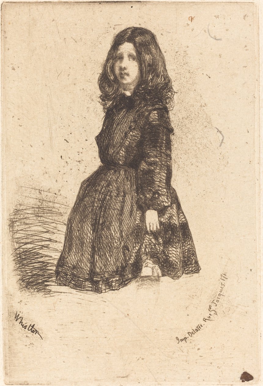 Annie, ok. 18571858. autorstwa James Abbott McNeill Whistler
