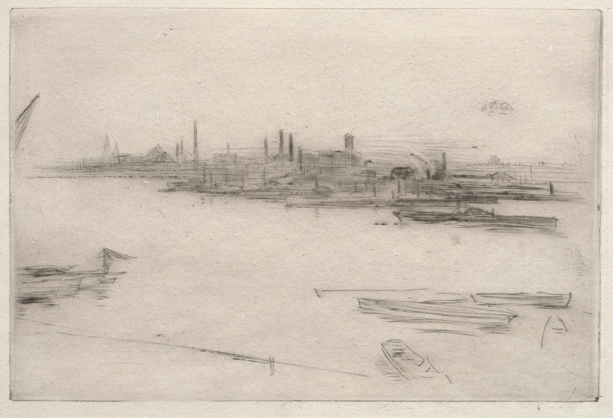 Battersea: Świt. autorstwa James Abbott McNeill Whistler