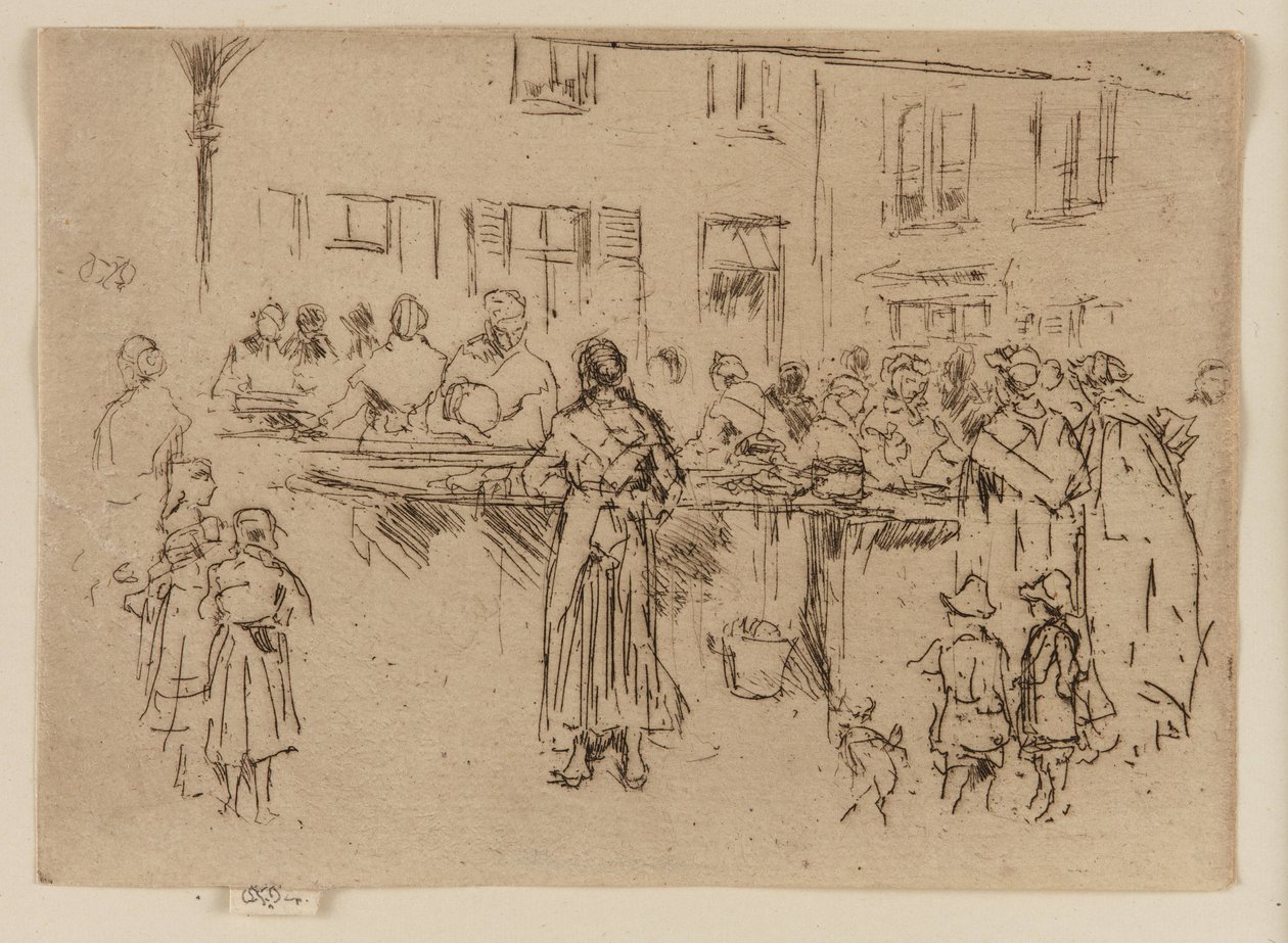 Kobiety-ryby, Ostenda, 1887. autorstwa James Abbott McNeill Whistler