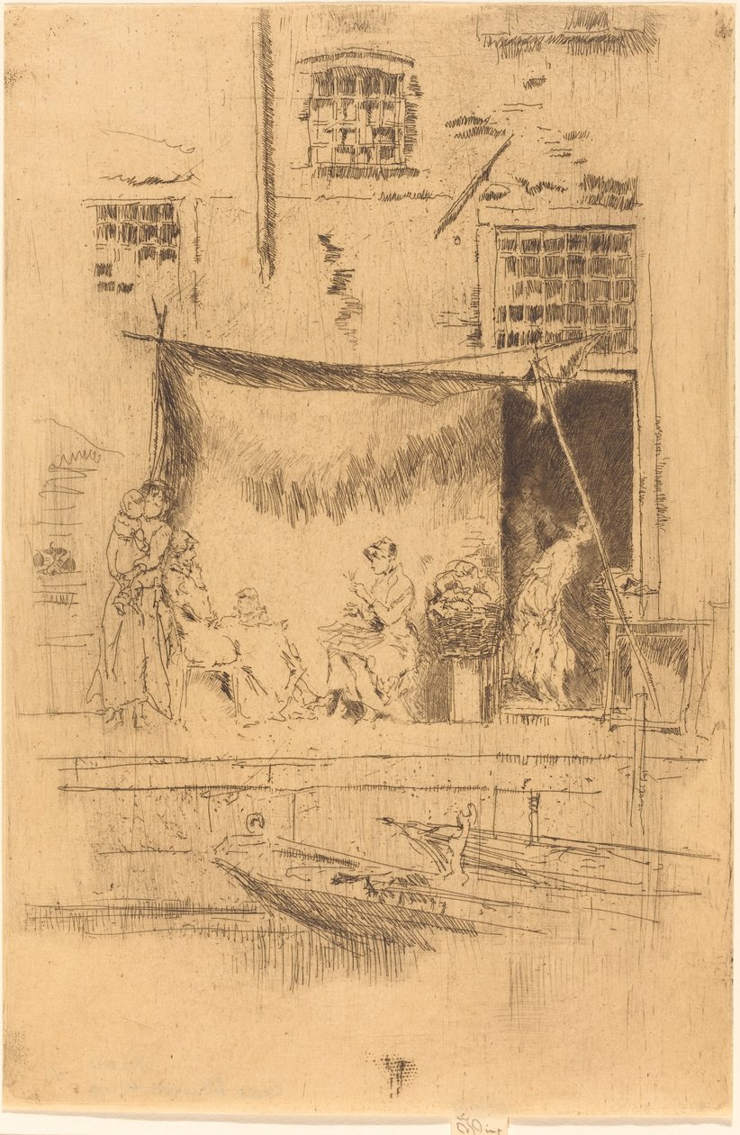 Stragan z owocami, 1880. autorstwa James Abbott McNeill Whistler