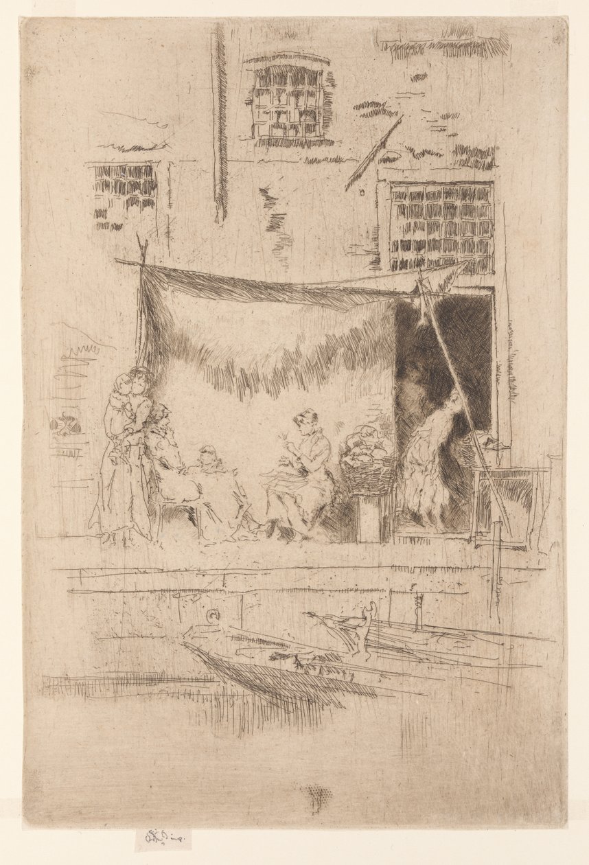 Stragan z owocami autorstwa James Abbott McNeill Whistler