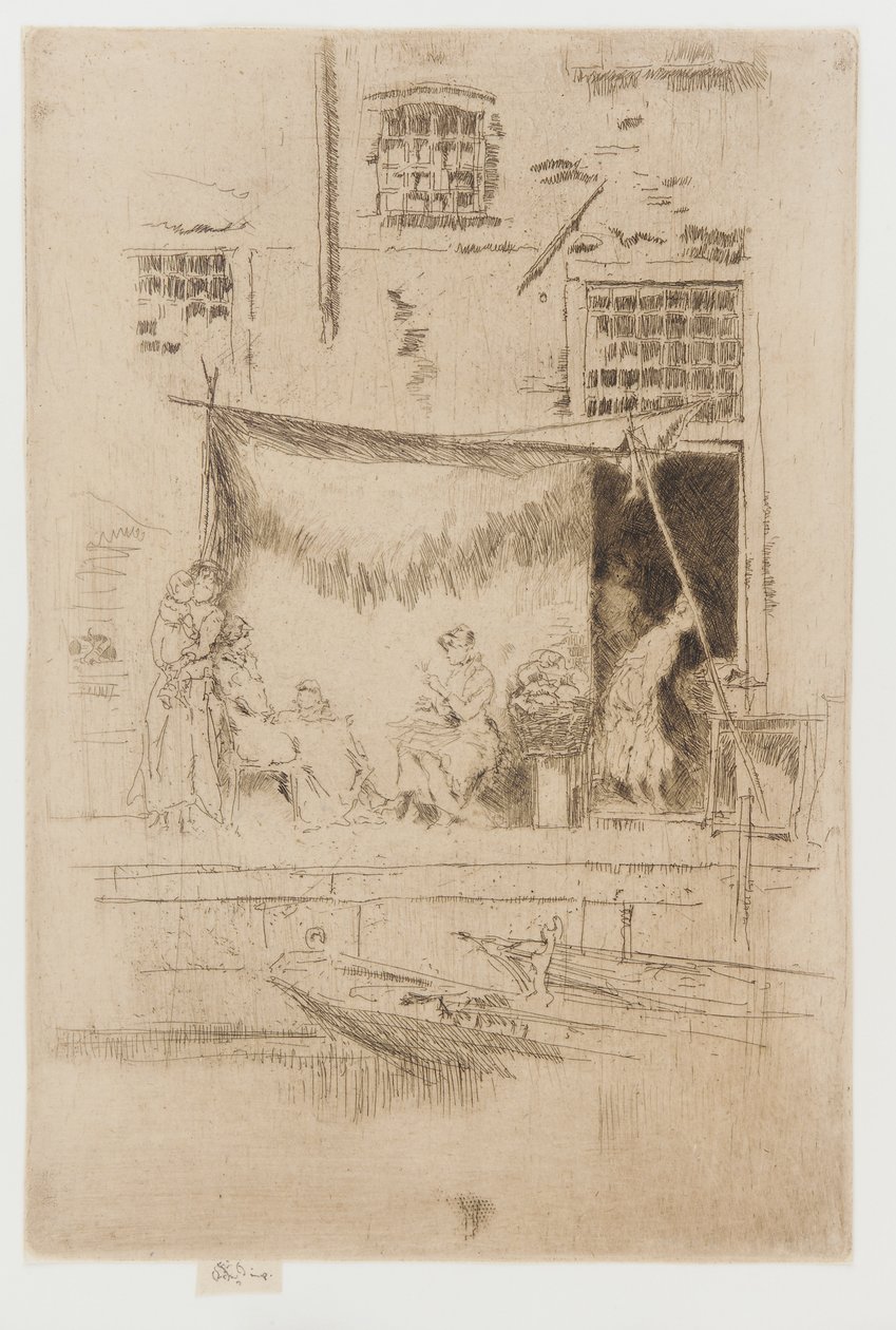 Stoisko z owocami, 1879-1880. autorstwa James Abbott McNeill Whistler