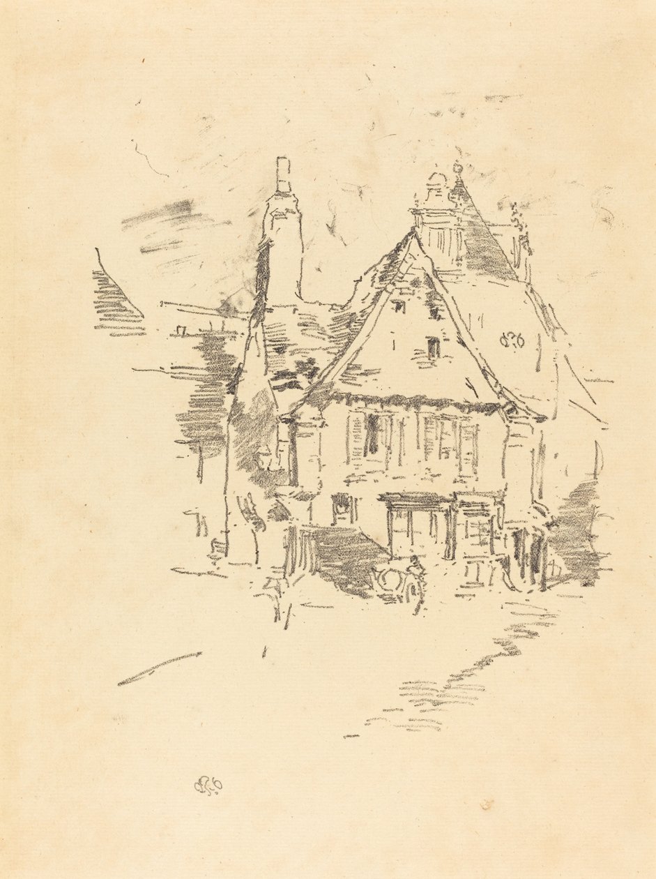 Dachy dwuspadowe, 1893. autorstwa James Abbott McNeill Whistler