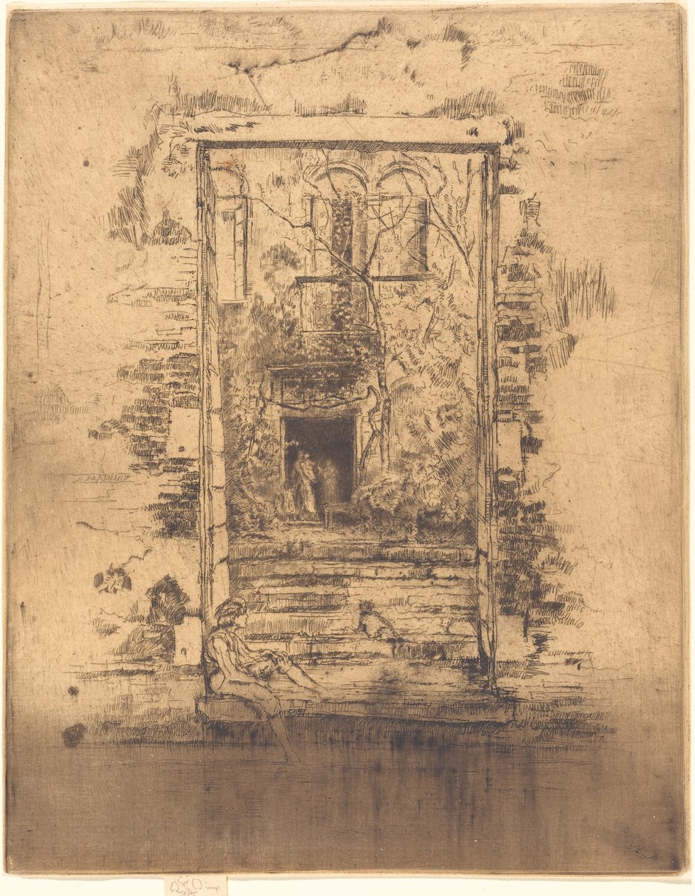 Ogród, 1880. autorstwa James Abbott McNeill Whistler