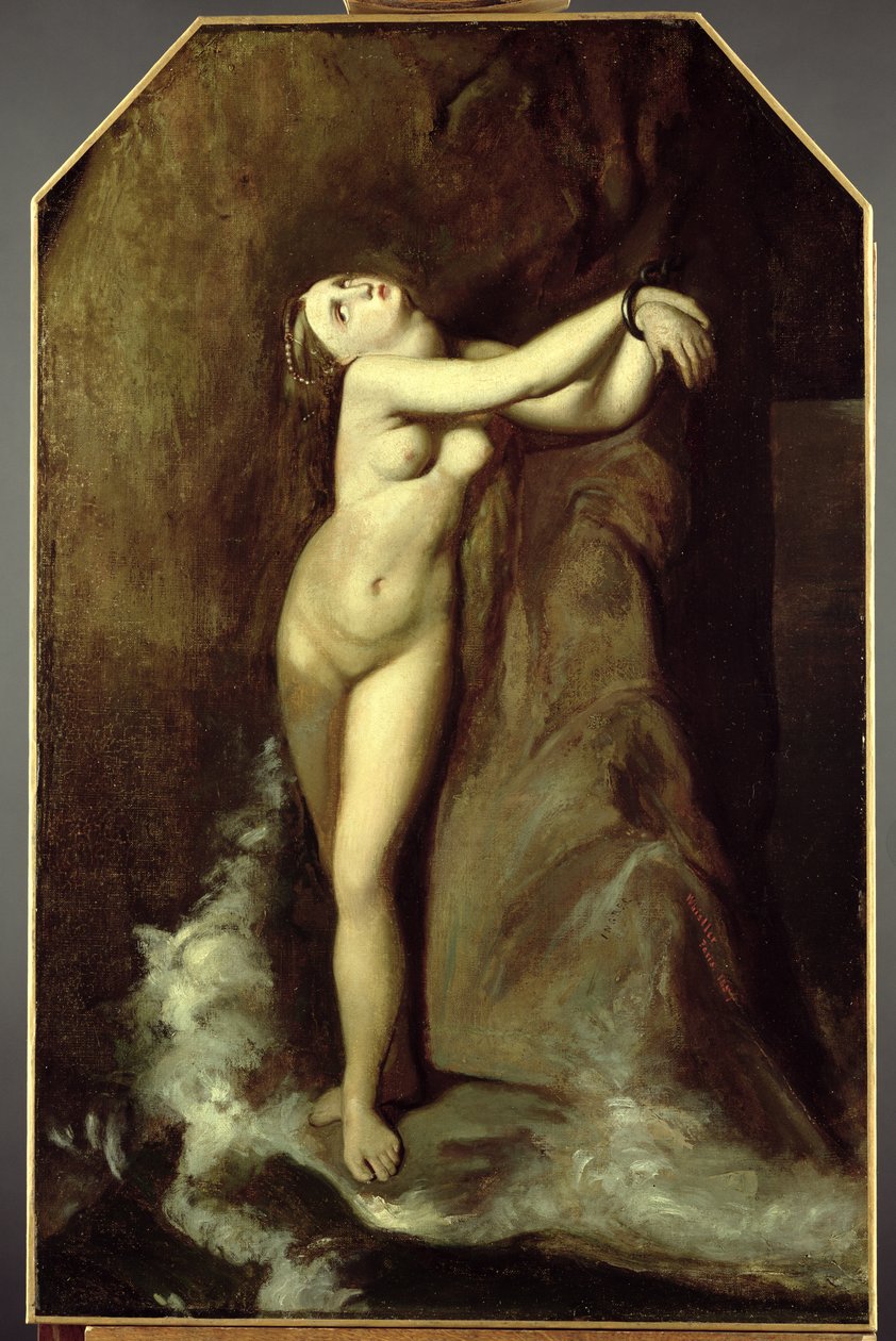 Ingres Roger Deliverant Angelique, 1857 autorstwa James Abbott McNeill Whistler