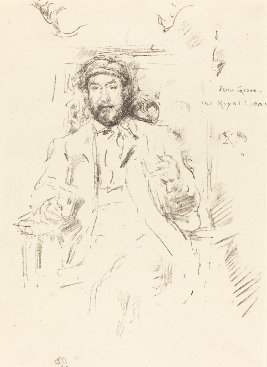 John Grove, 1895. autorstwa James Abbott McNeill Whistler