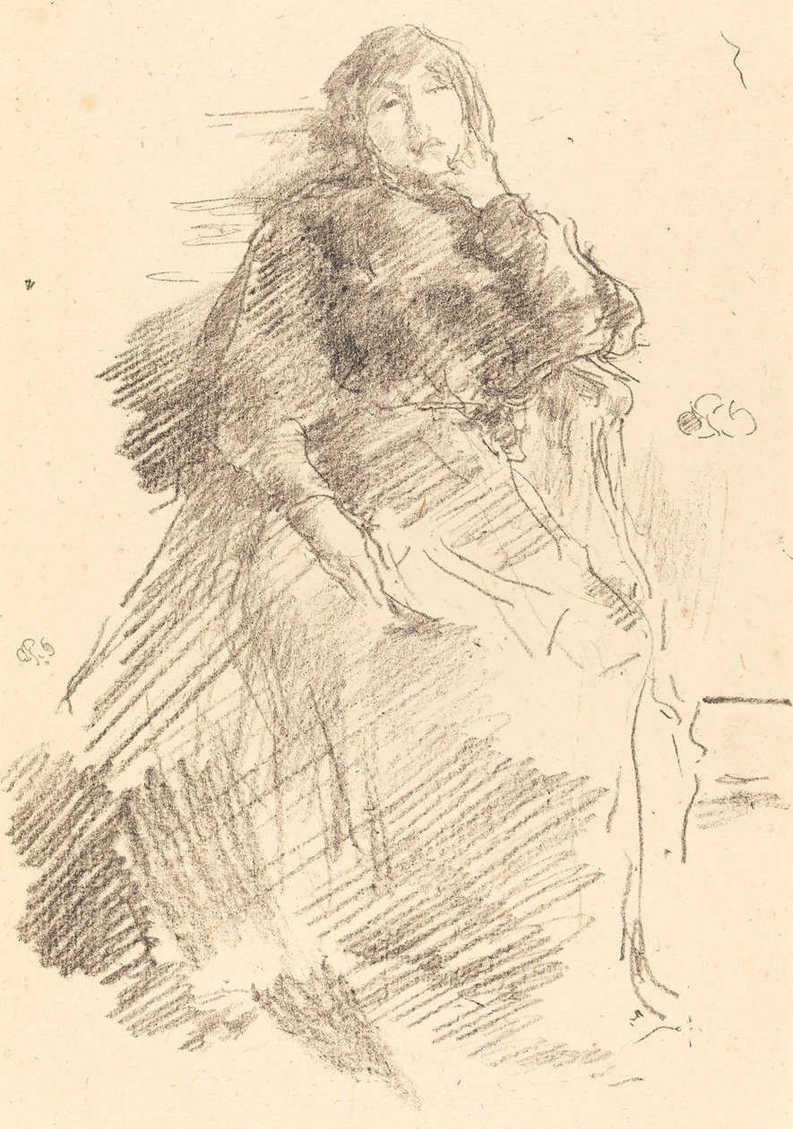 Piękna leniwa dama, 1894. autorstwa James Abbott McNeill Whistler