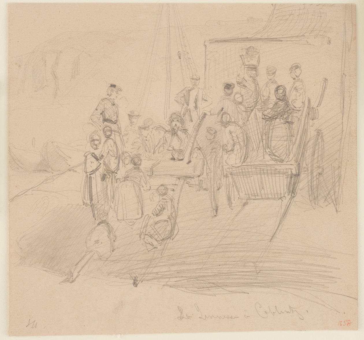 Młodzież w Koblencji, 1858. autorstwa James Abbott McNeill Whistler