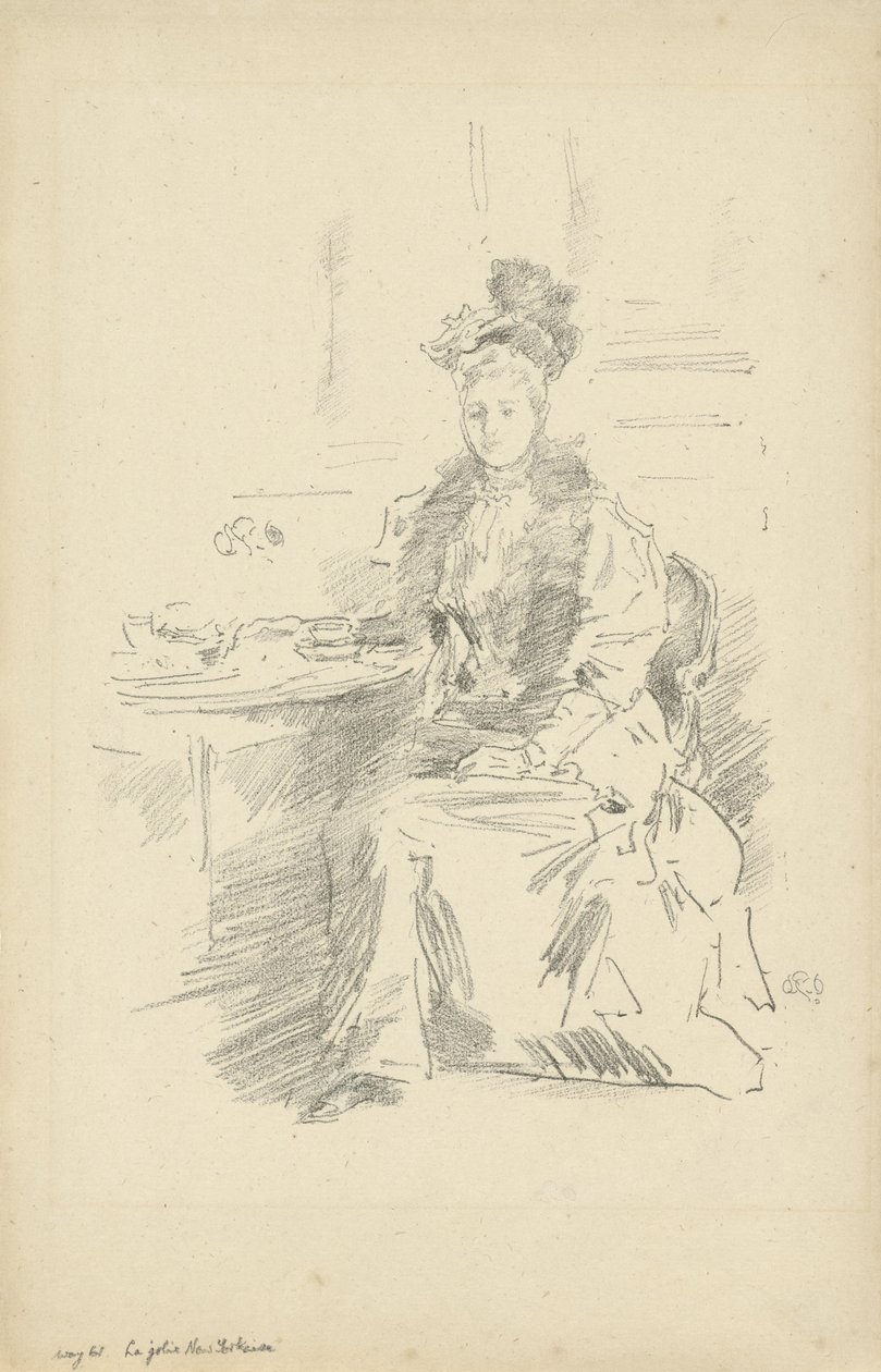 Ładna Nowojorczyk autorstwa James Abbott McNeill Whistler