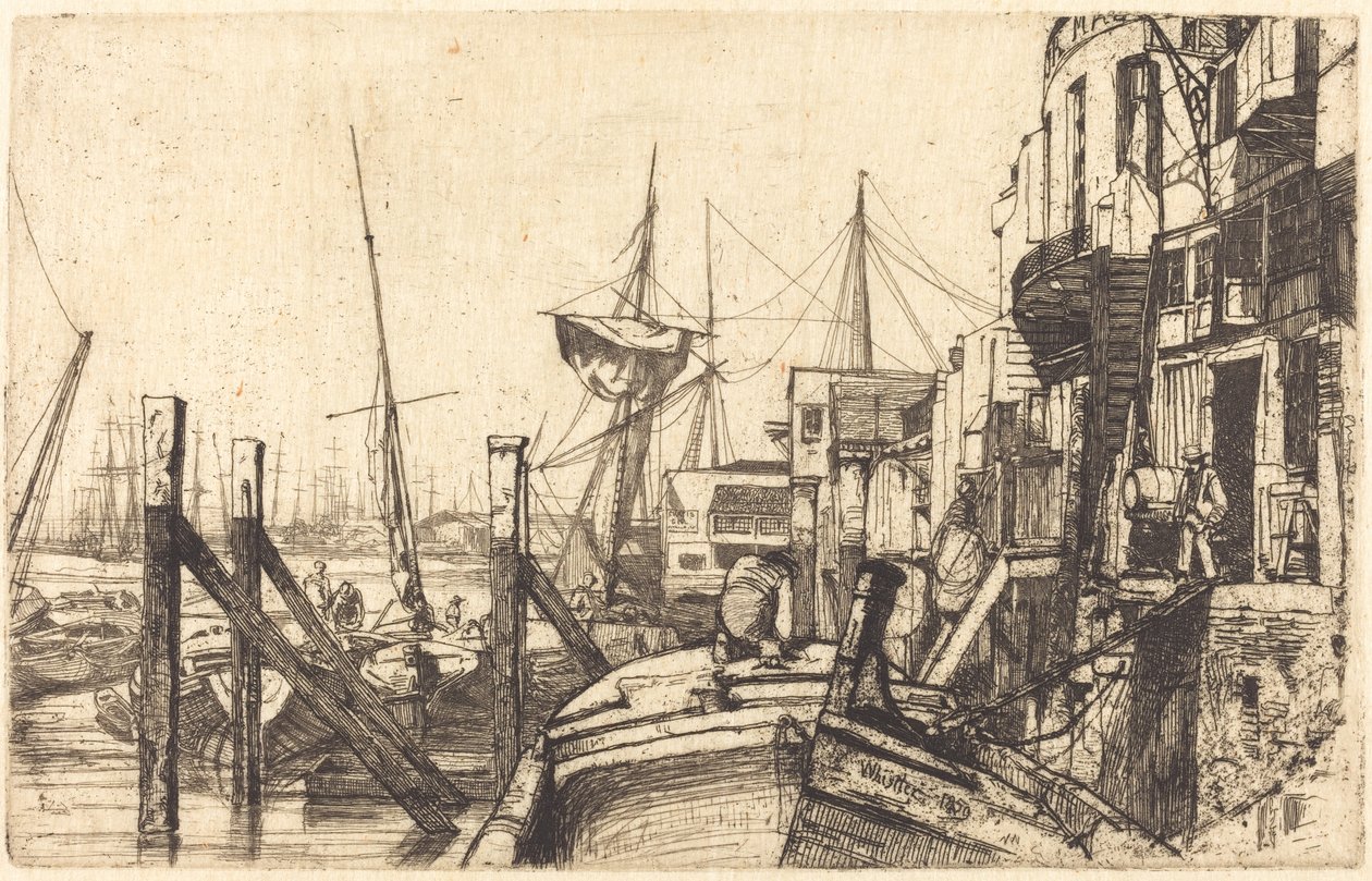 Wapiennik, 1859. autorstwa James Abbott McNeill Whistler